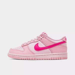 Nike Dunk Low "Soft Pink/Pink Foam/Hyper Pink" Grade School Girls' Shoe